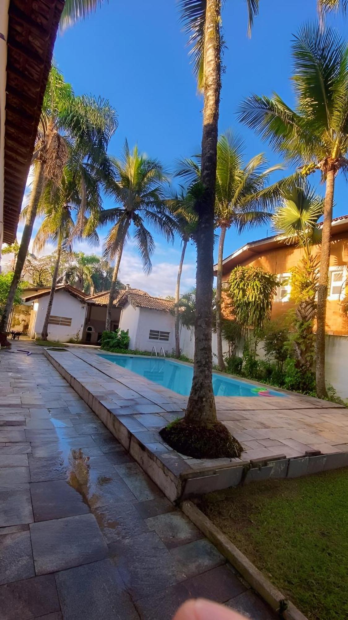 Casarao No Guaruja Com Piscina Villa Luaran gambar